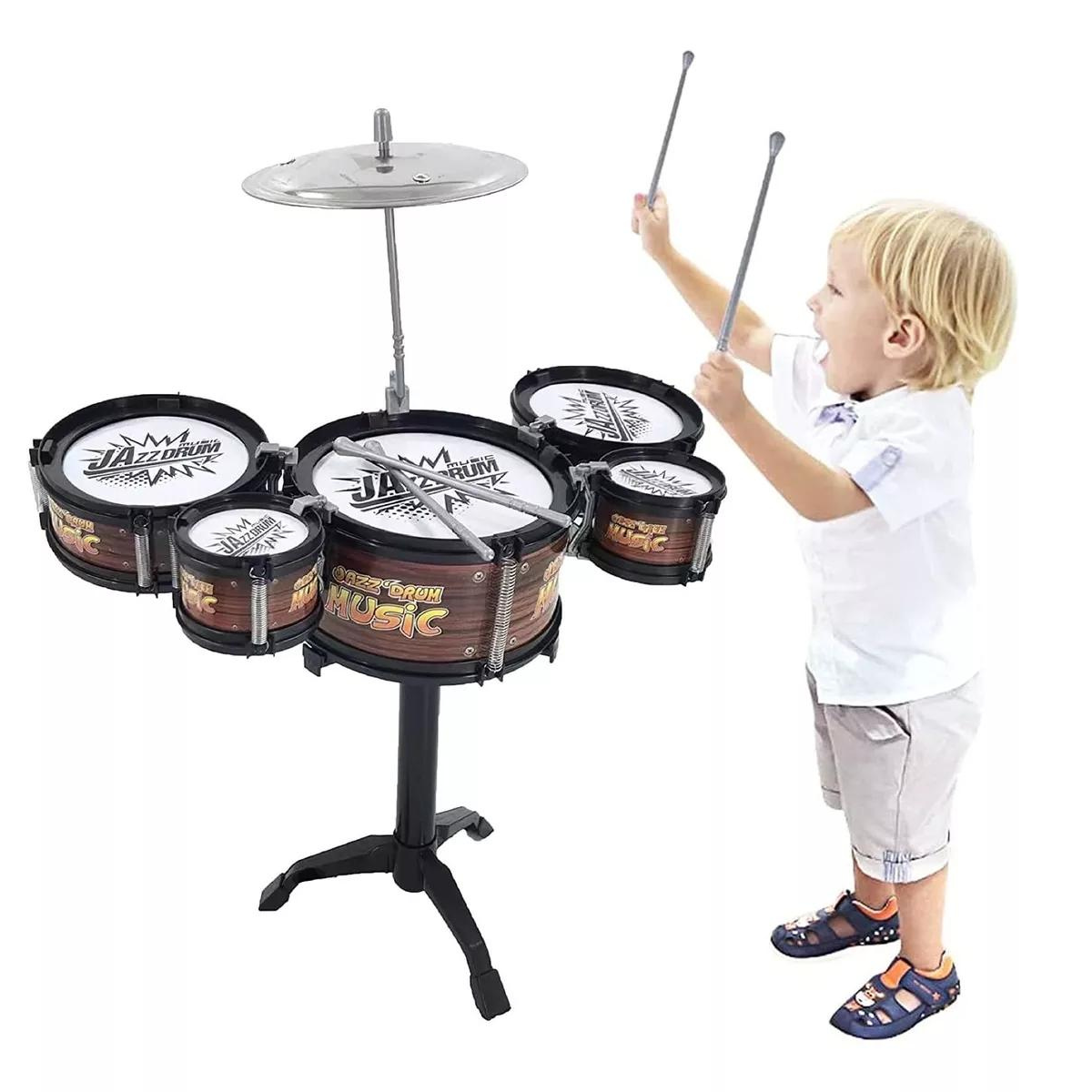 JazzBeatz™ Set de Batería Infantil de Jazz de 5 Pcs