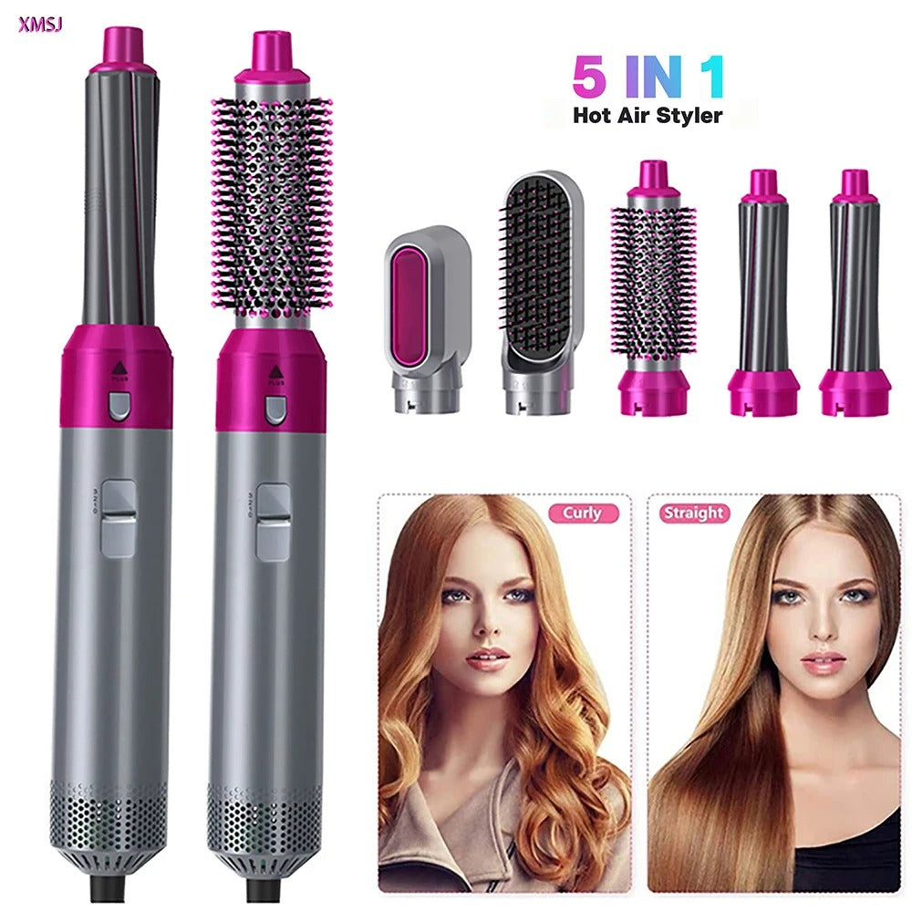BeautyFlow Pro™ Cepillo Secador 5 En 1 Profesional