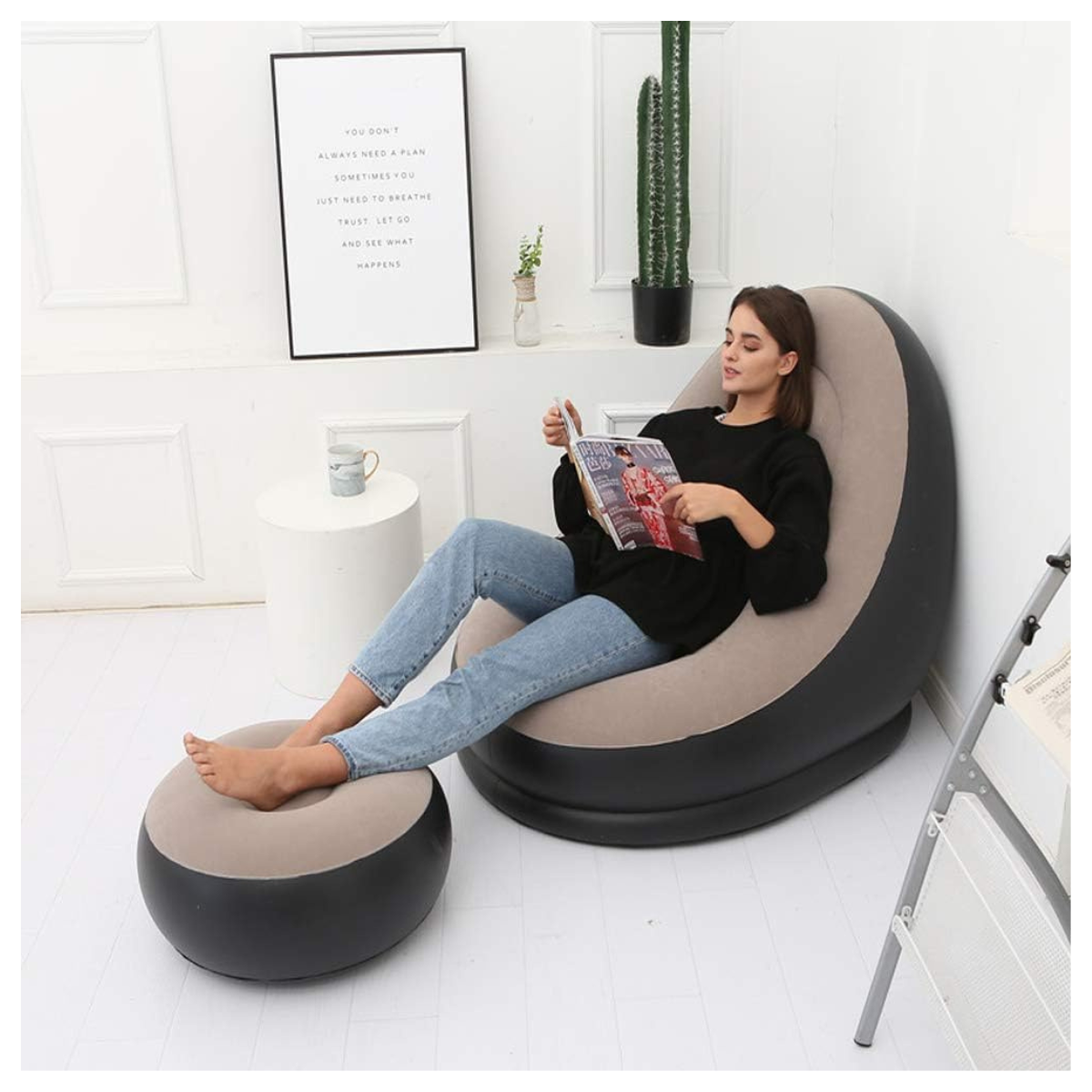 CloudLounger™ Tumbona Inflable Moderna de Lujo