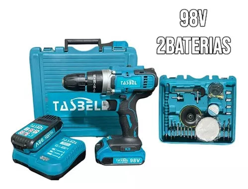 Taladro Pulidora 98V 2 Baterias TASBEL