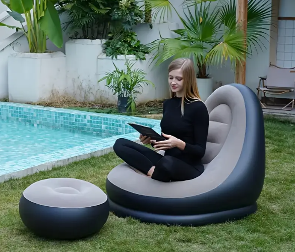 CloudLounger™ Tumbona Inflable Moderna de Lujo