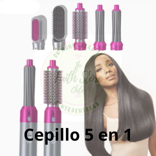 BeautyFlow Pro™ Cepillo Secador 5 En 1 Profesional