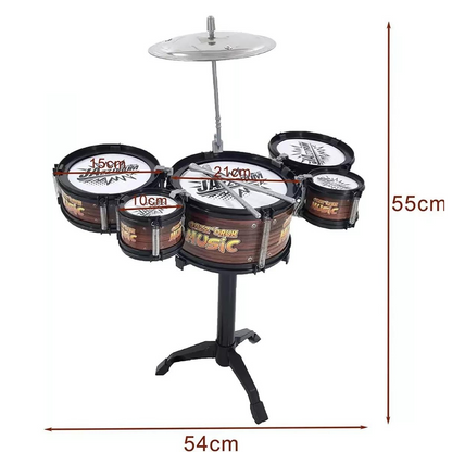 JazzBeatz™ Set de Batería Infantil de Jazz de 5 Pcs