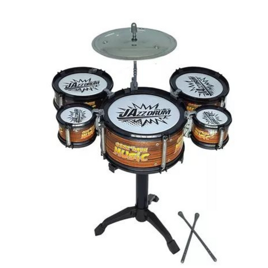 JazzBeatz™ Set de Batería Infantil de Jazz de 5 Pcs