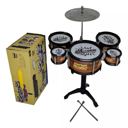 JazzBeatz™ Set de Batería Infantil de Jazz de 5 Pcs