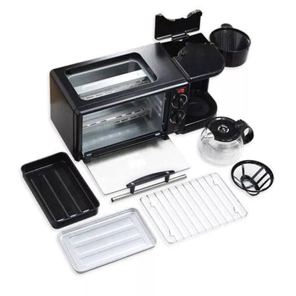 HORNO ELÉCTRICO CAFETERA FREIDORA 3 EN 1
